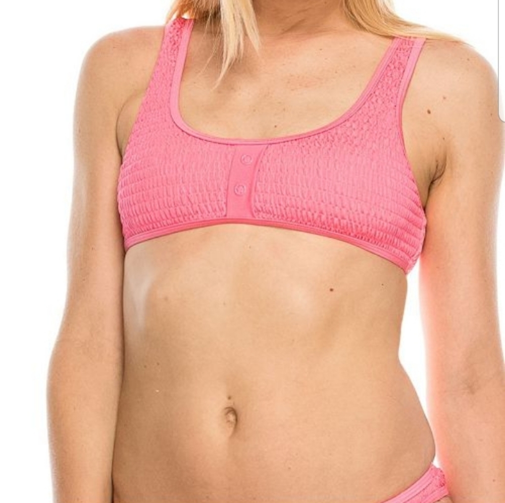 Kendall and Kylie pink bikini